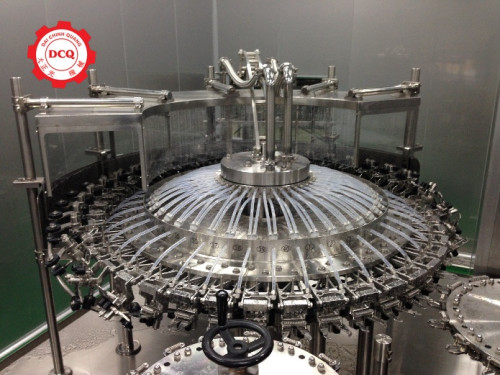 Máy Chiết Rót Chai Tự Động (Hệ Thống Rửa – Chiết – Xiết Nắp 3 trong 1)